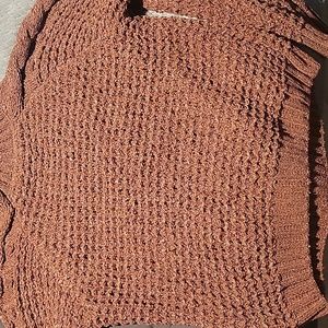 Open weave cozy sweater
